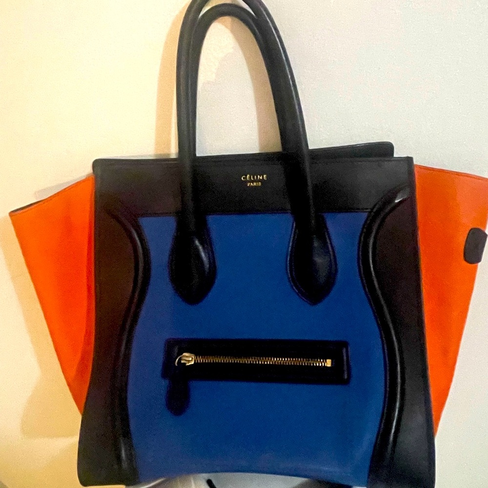 Celine tri color tote